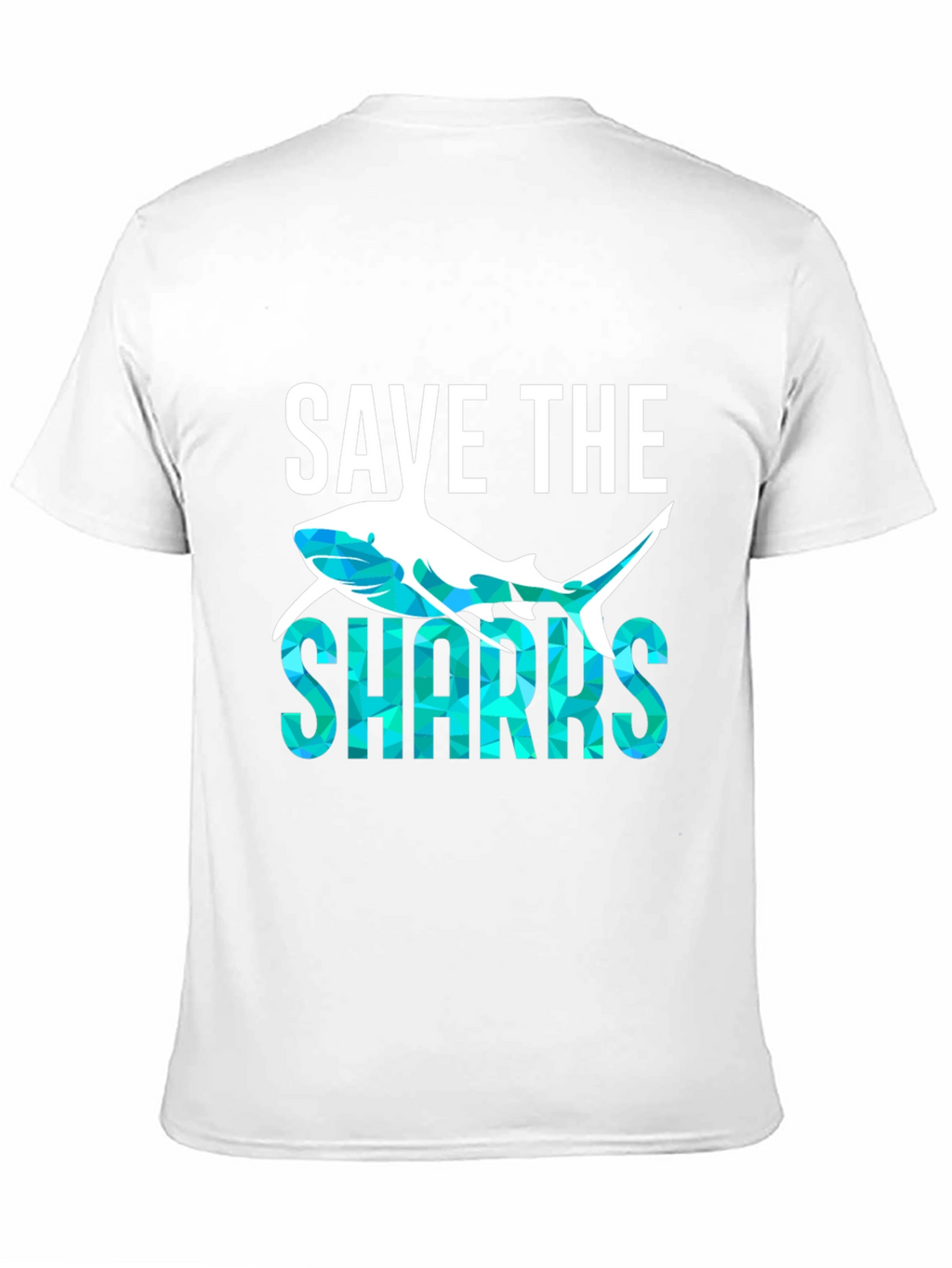 Save the Sharks Graphic T-Shirt - Black