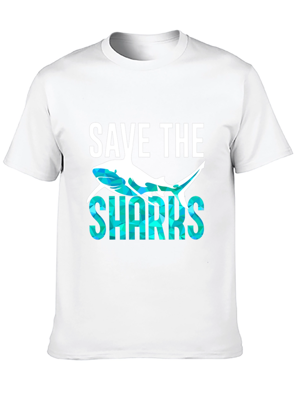 Save the Sharks Graphic T-Shirt - Black