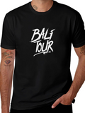 Bali Tour Black Graphic Tee Shirt