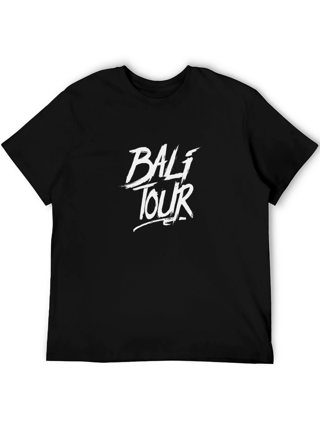 Bali Tour Black Graphic Tee Shirt