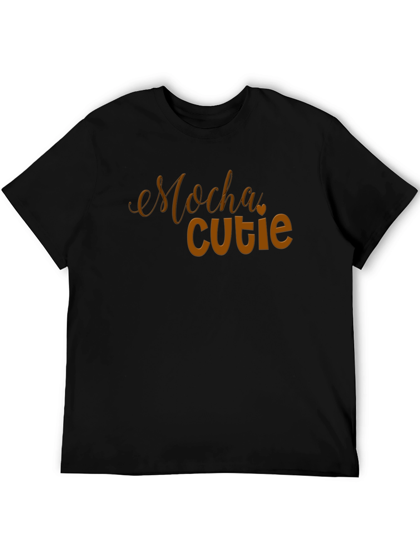 Mocha Cutie Graphic Tee - Soft & Stylish Unisex T-Shirt