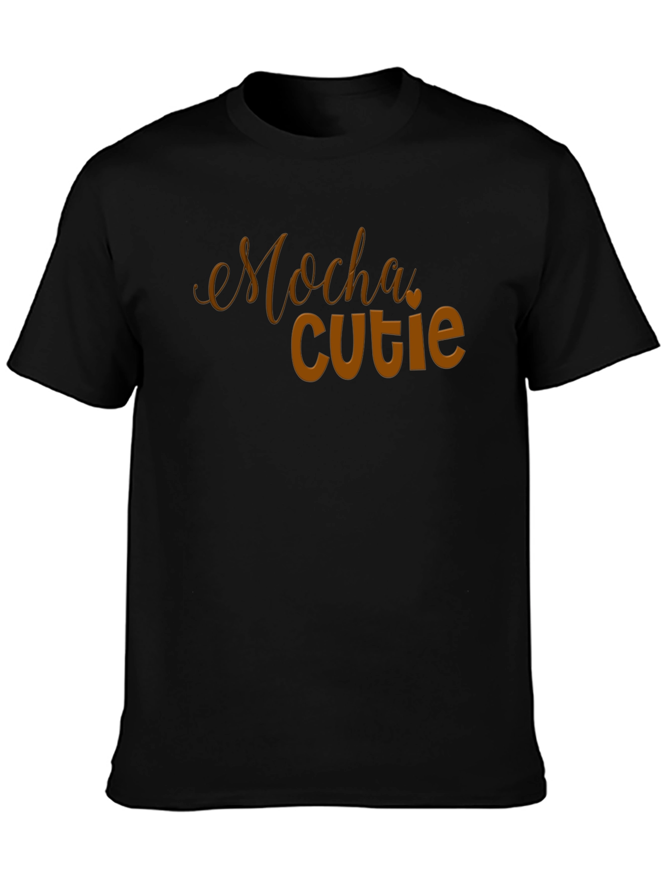 Mocha Cutie Graphic Tee - Soft & Stylish Unisex T-Shirt
