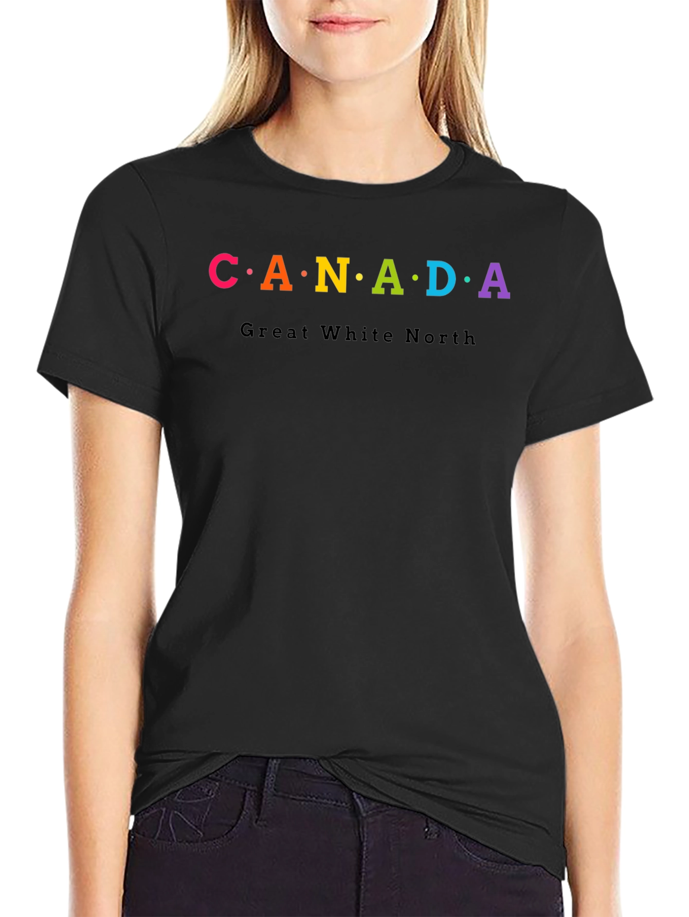 Colorful Canada T-Shirt - Great White North Tee