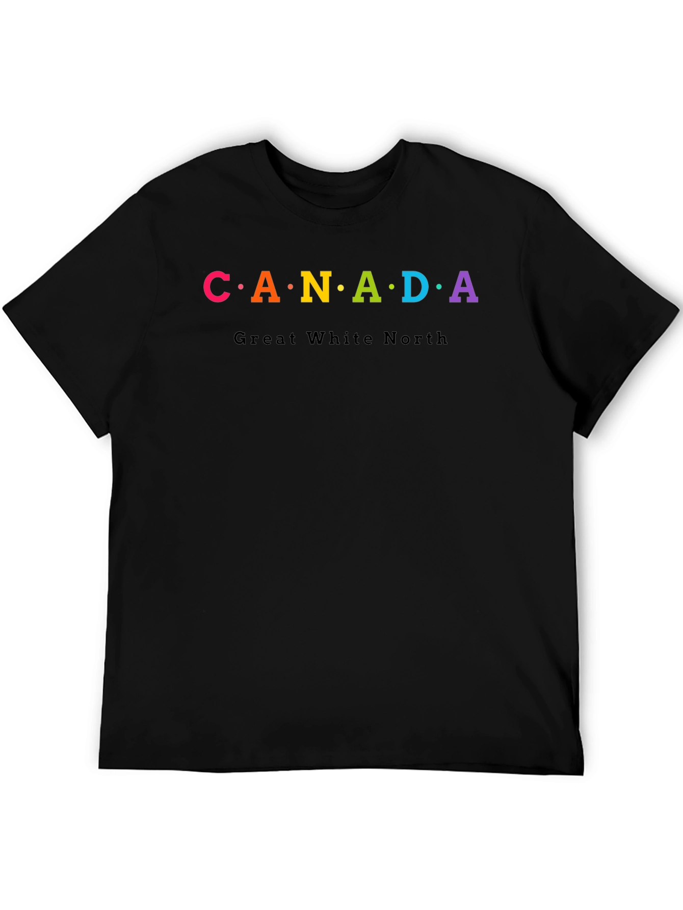 Colorful Canada T-Shirt - Great White North Tee