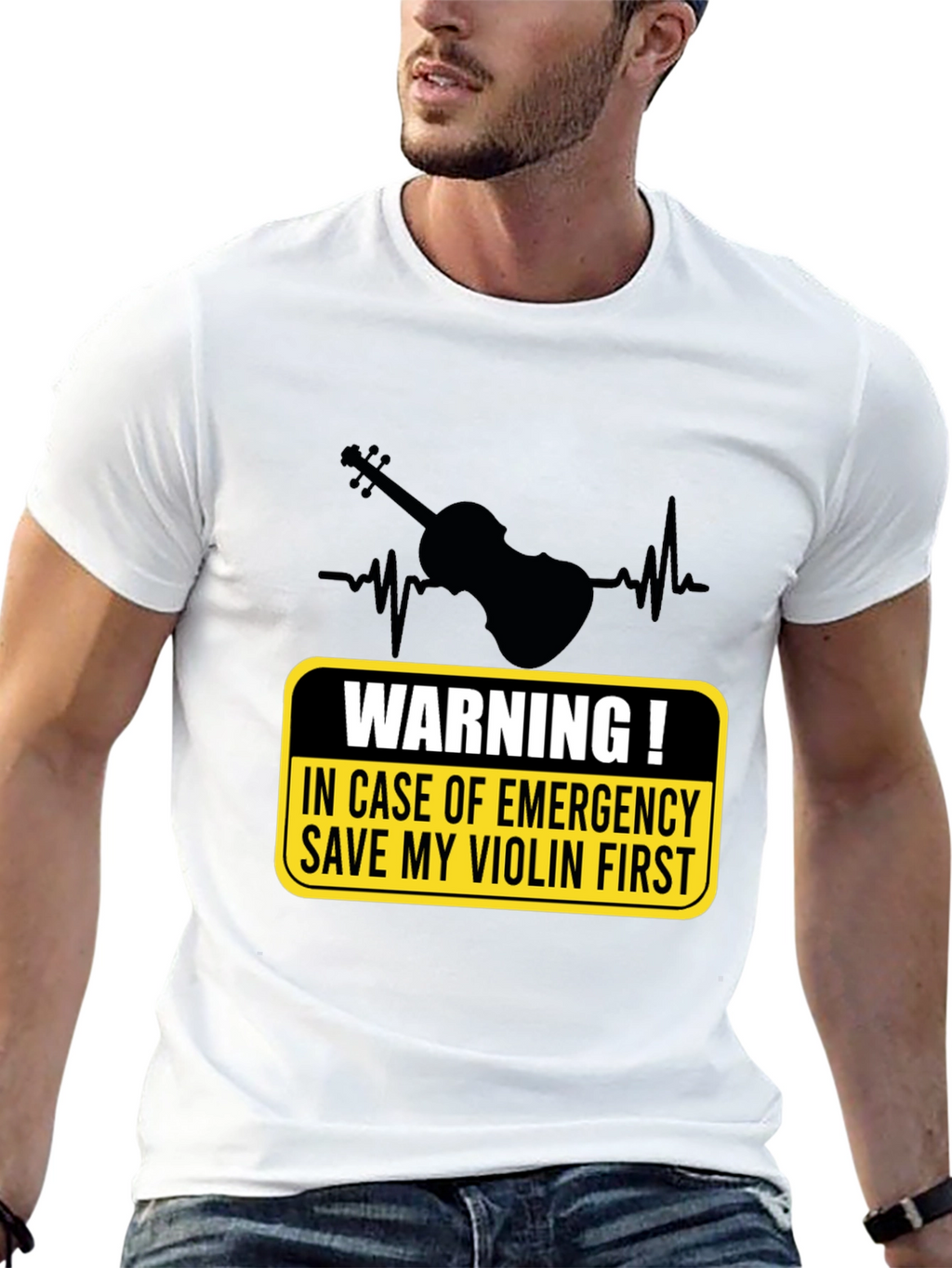 Save My Violin First T-Shirt Musician Gift