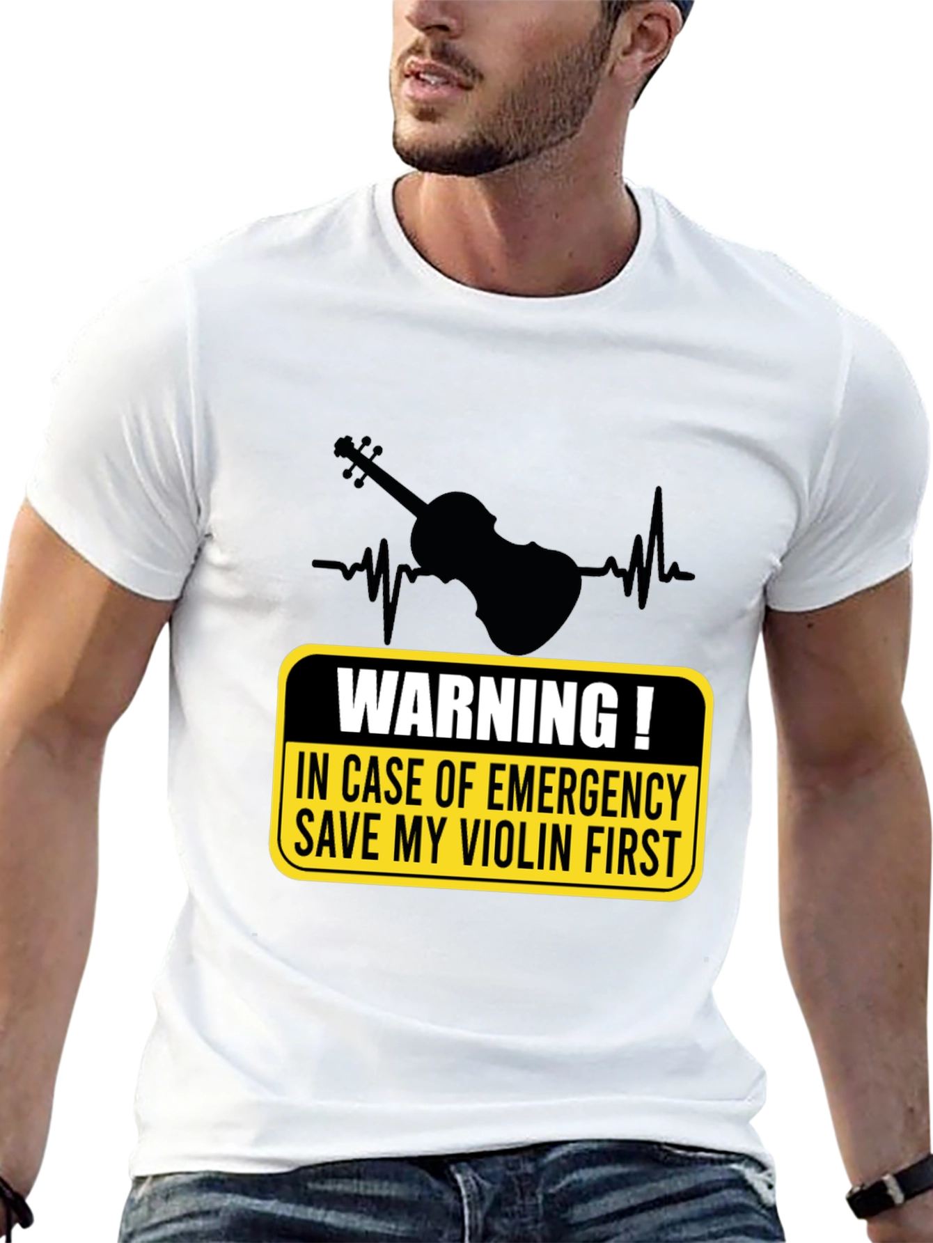 Save My Violin First T-Shirt Musician Gift