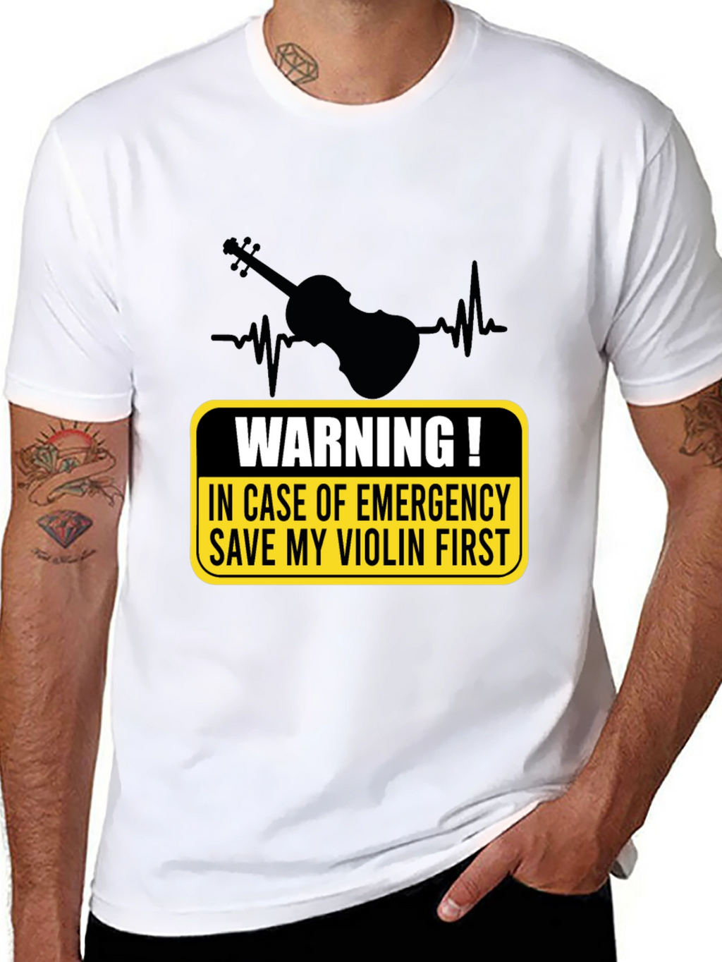 Save My Violin First T-Shirt Musician Gift