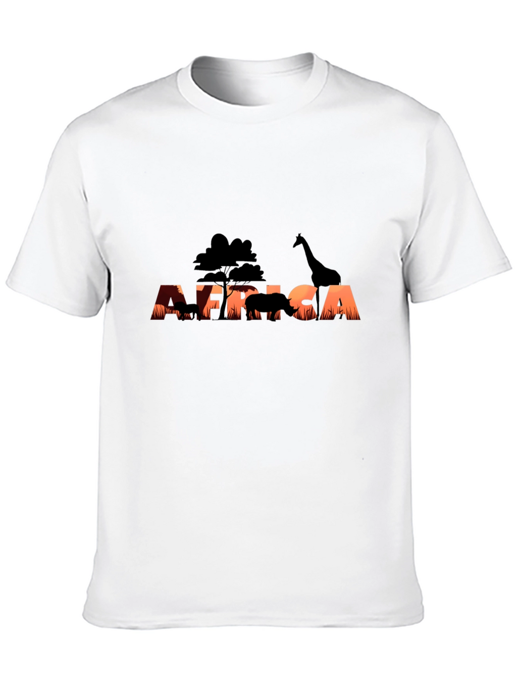 Africa Sunset Silhouette Graphic Tee