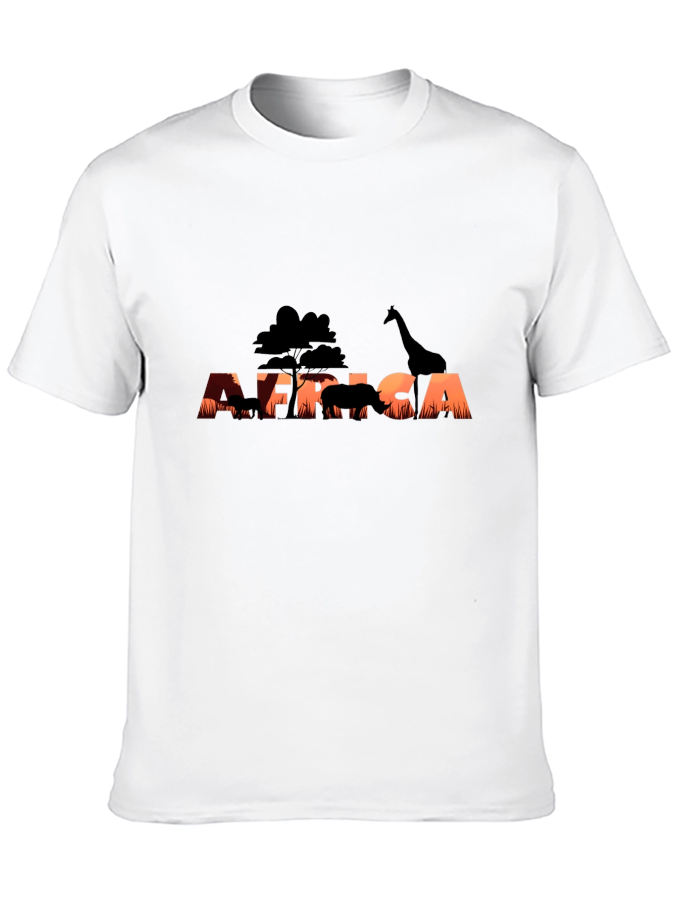 Africa Sunset Silhouette Graphic Tee