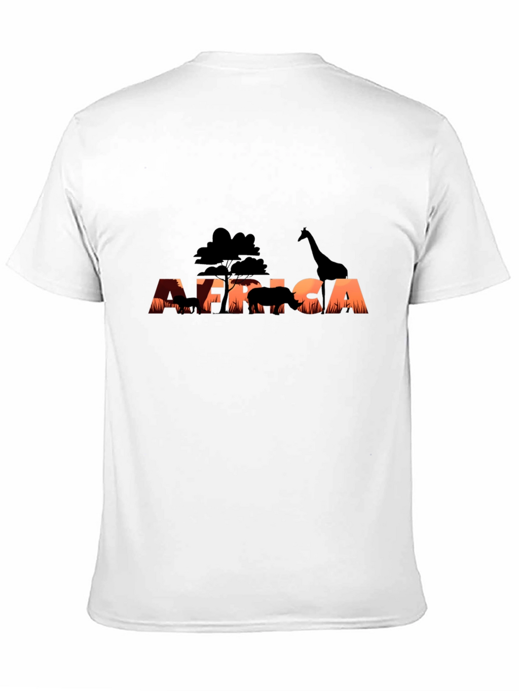 Africa Sunset Silhouette Graphic Tee