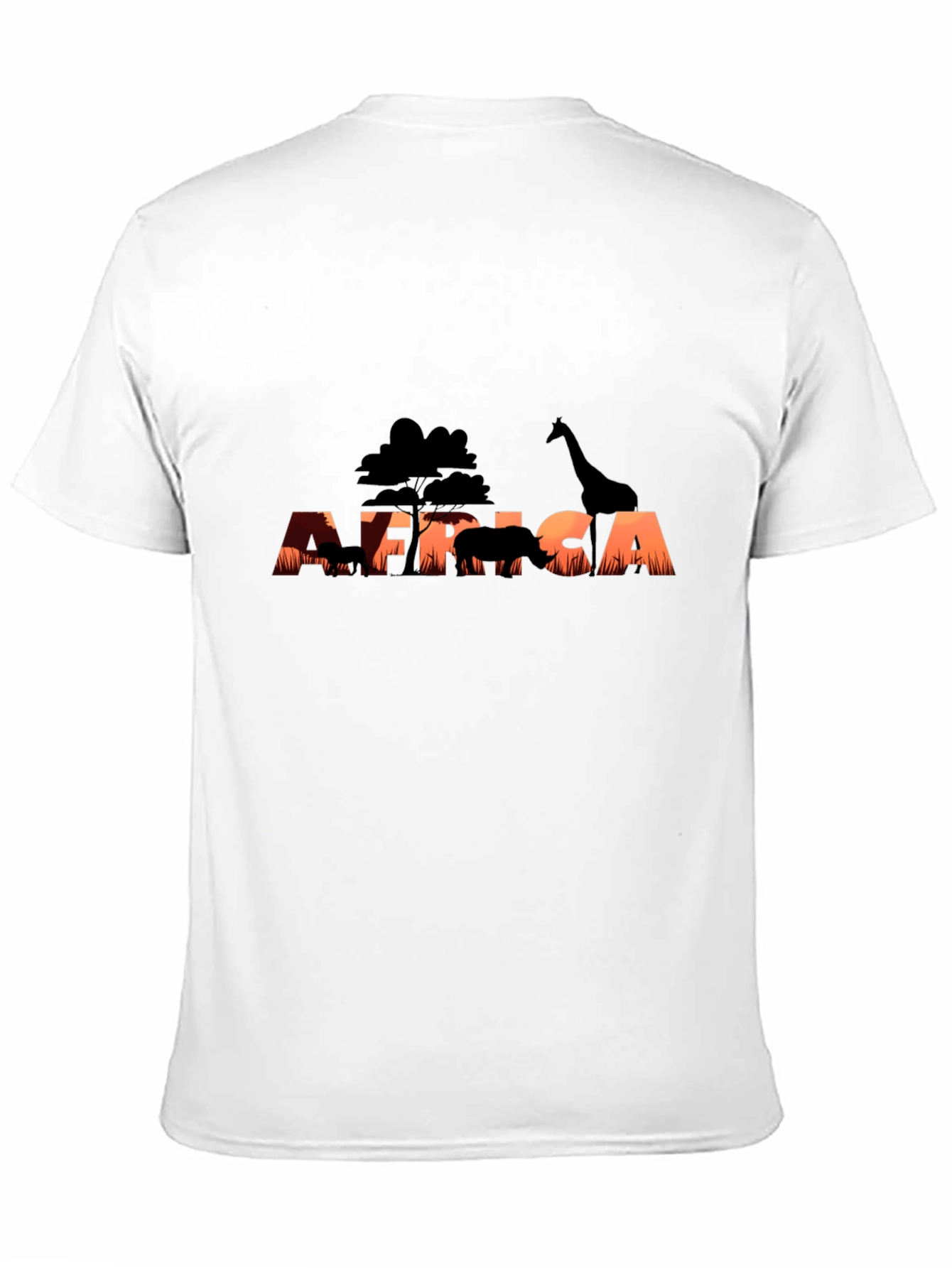Africa Sunset Silhouette Graphic Tee