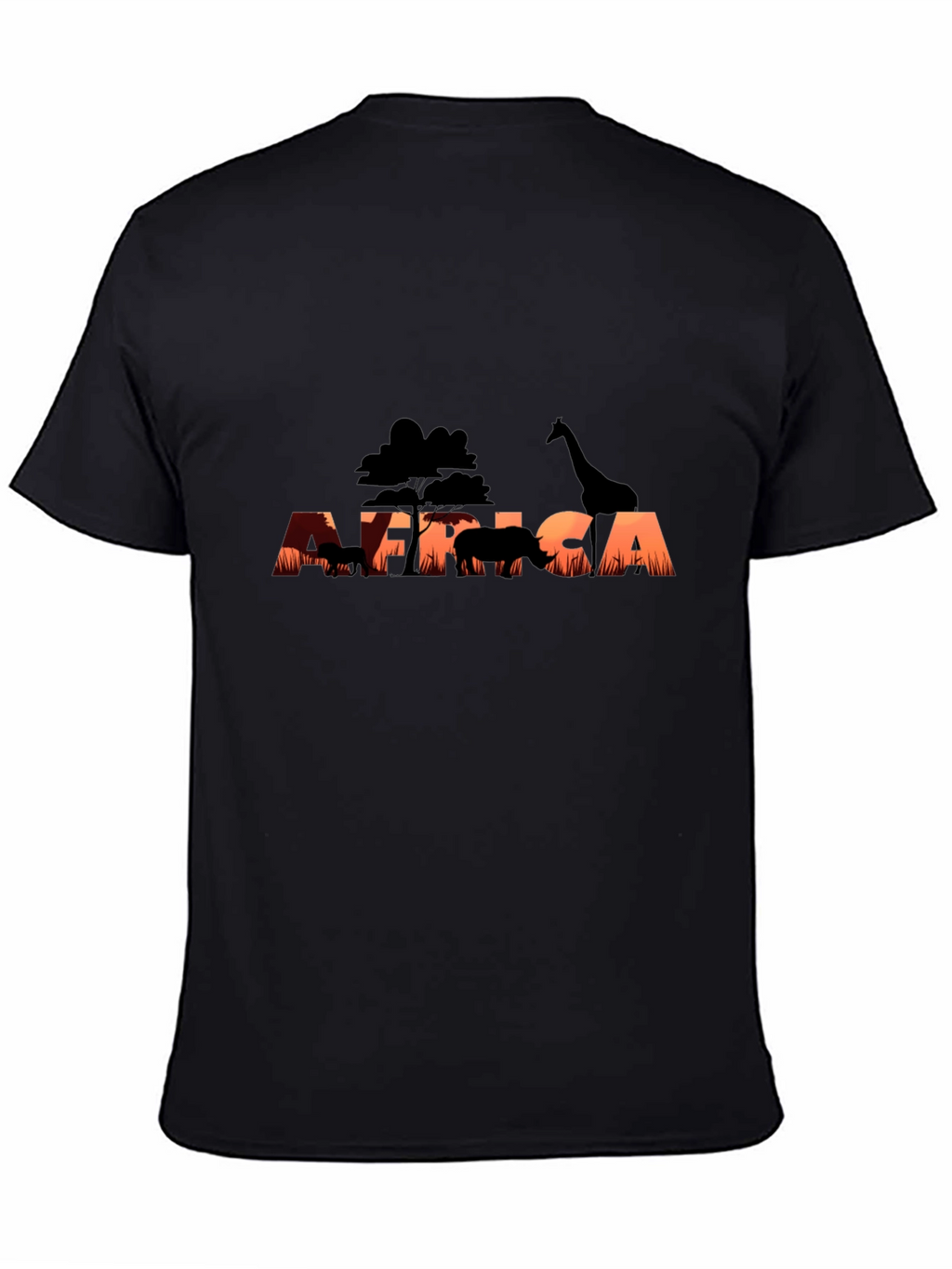 Africa Sunset Silhouette Graphic Tee
