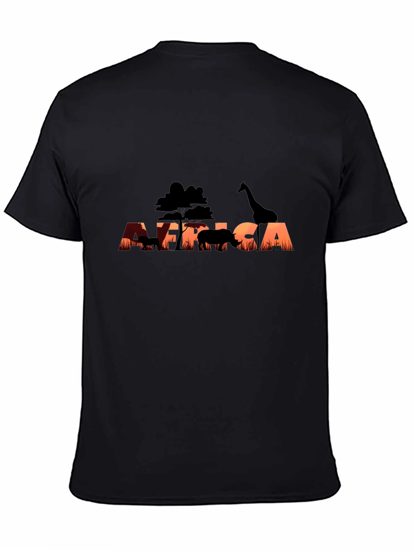 Africa Sunset Silhouette Graphic Tee
