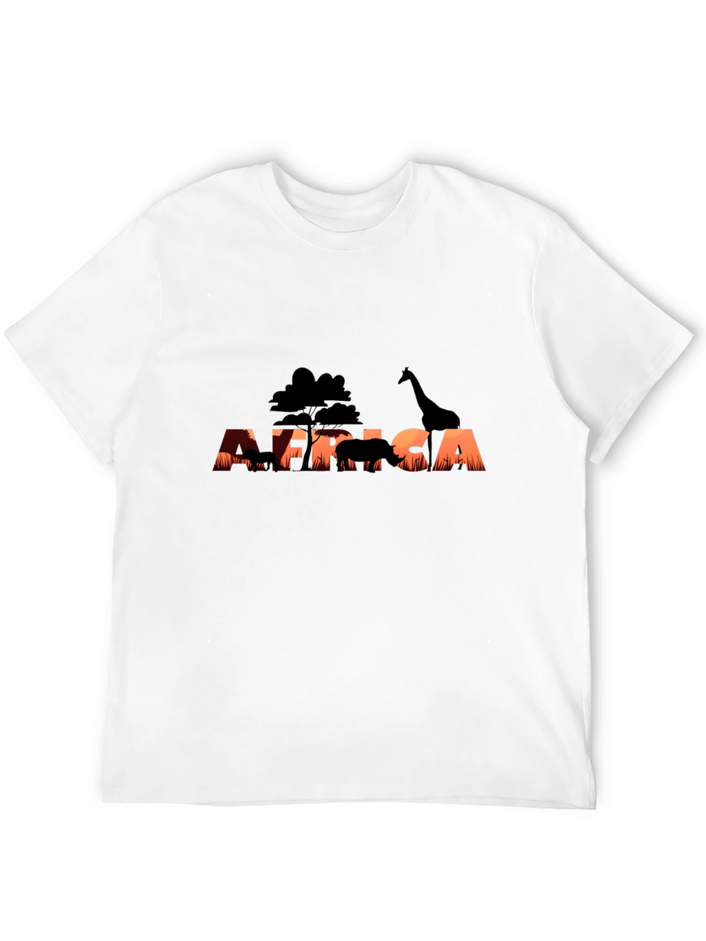 Africa Sunset Silhouette Graphic Tee