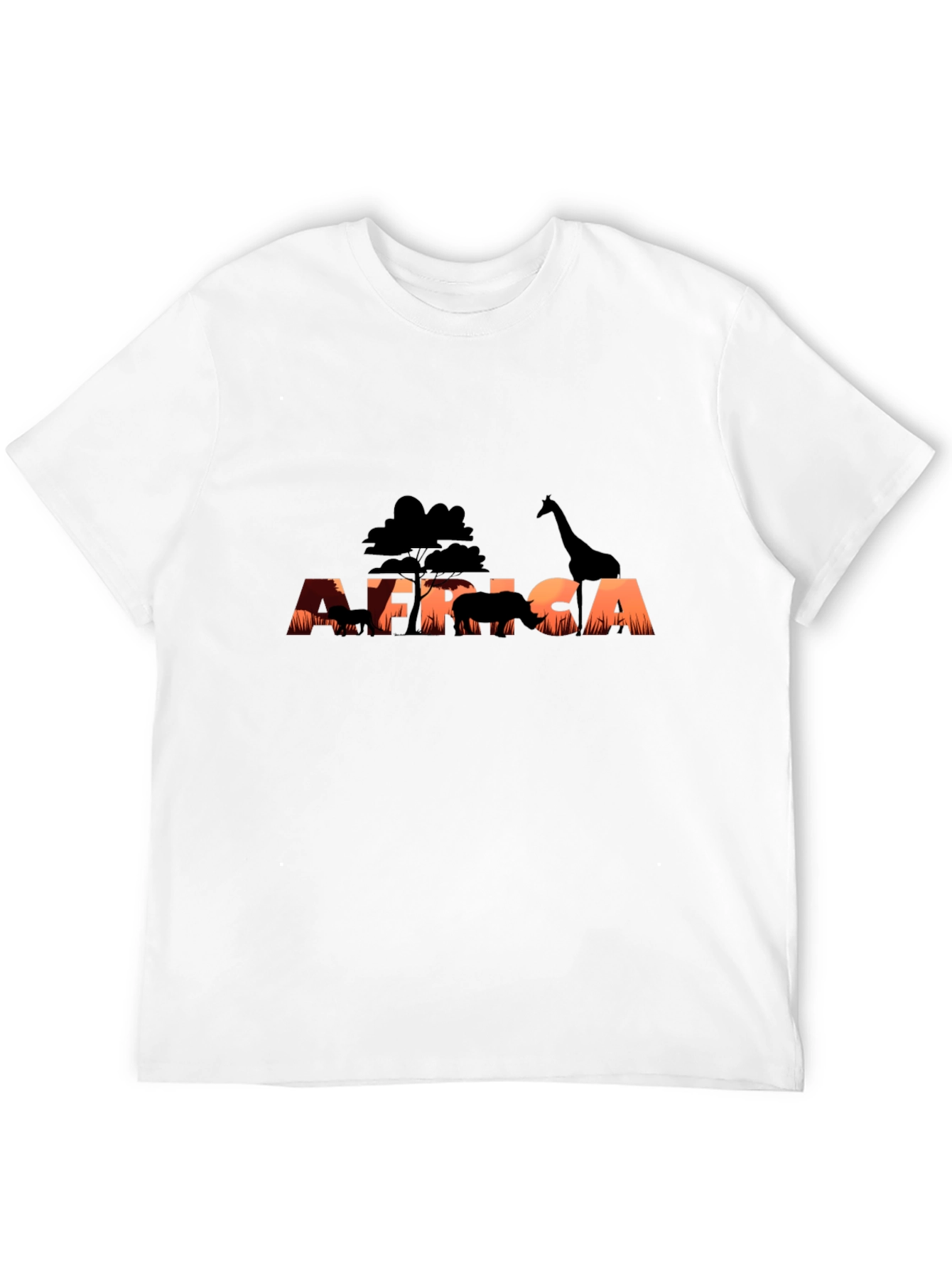 Africa Sunset Silhouette Graphic Tee