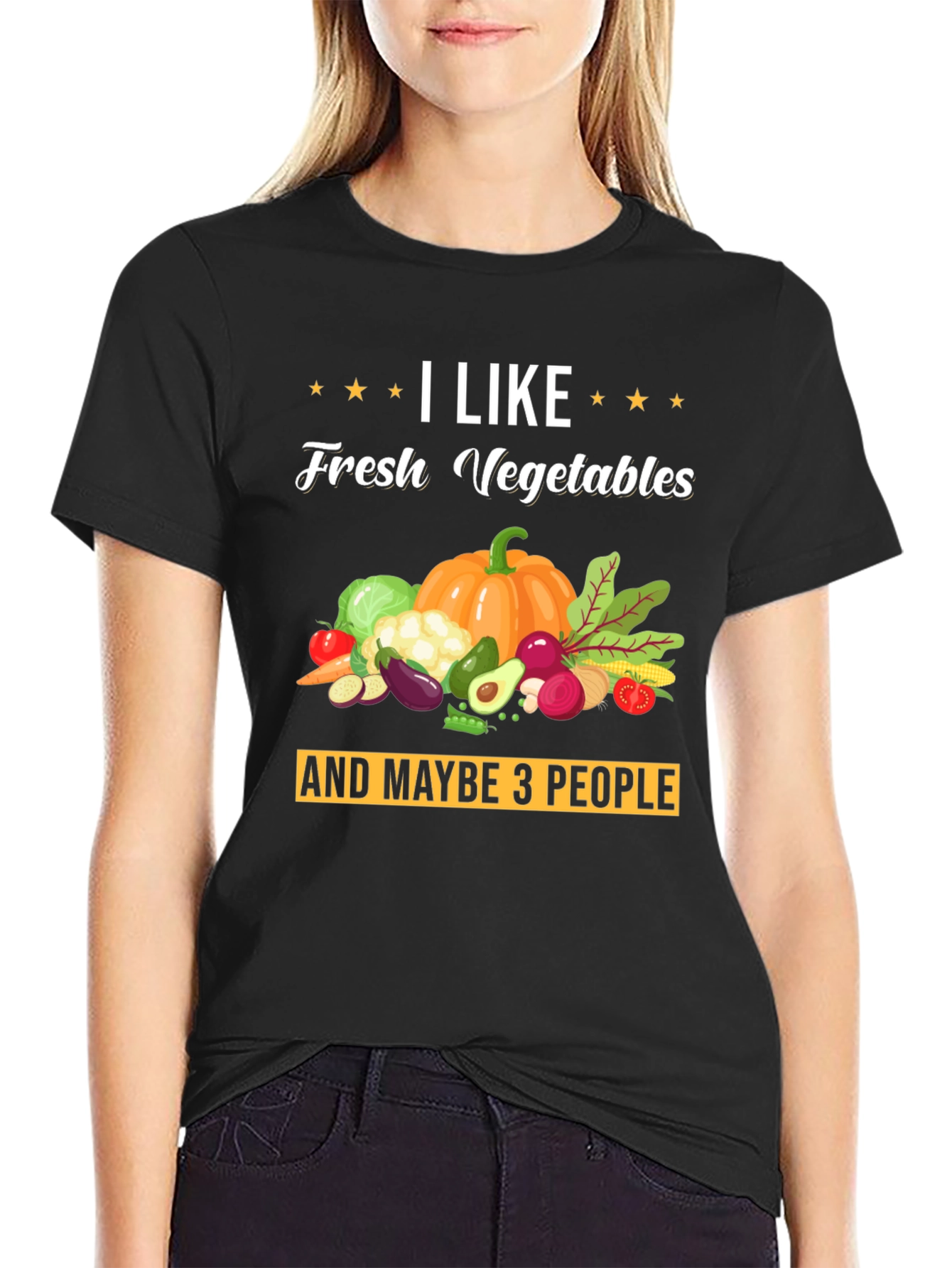 I Like Fresh Vegetables Graphic T-Shirt