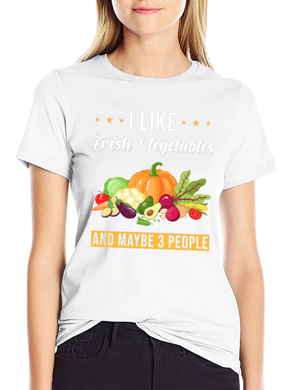 I Like Fresh Vegetables Graphic T-Shirt