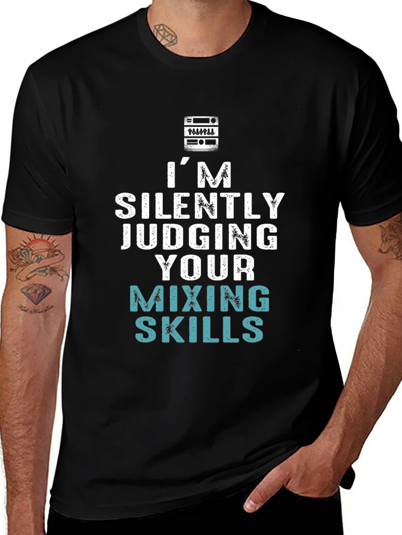 Im Silently Judging Your Mixing Skills Graphic T-Shirt
