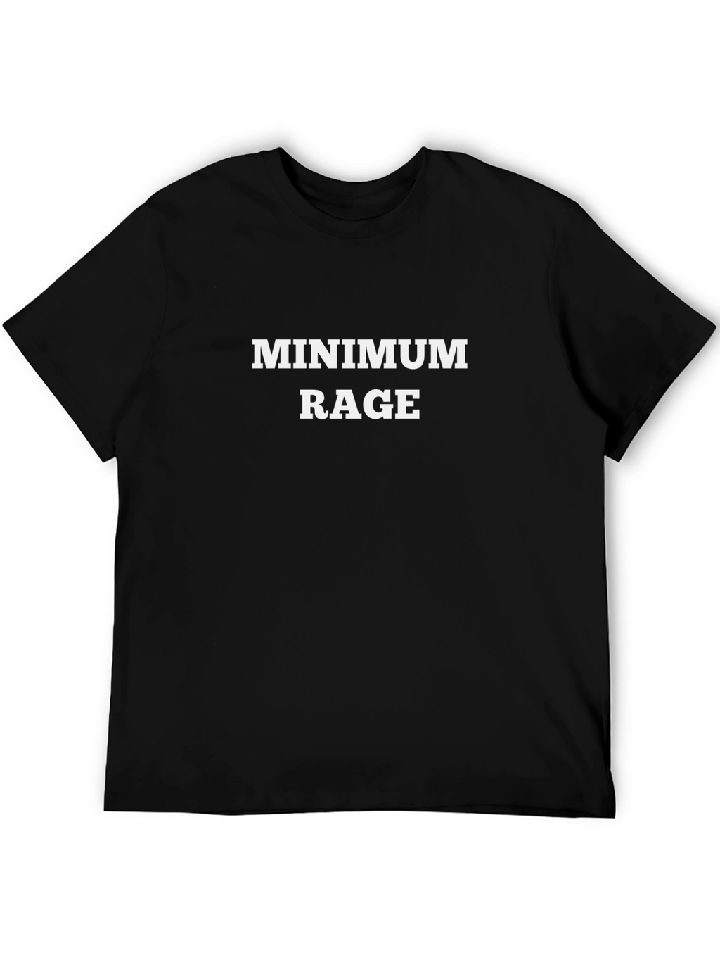 Minimum Rage Black Graphic Tee