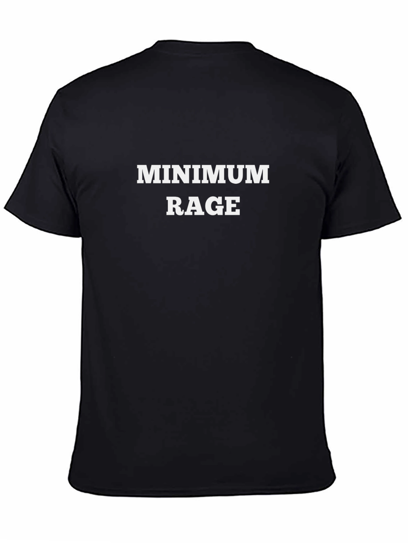 Minimum Rage Black Graphic Tee