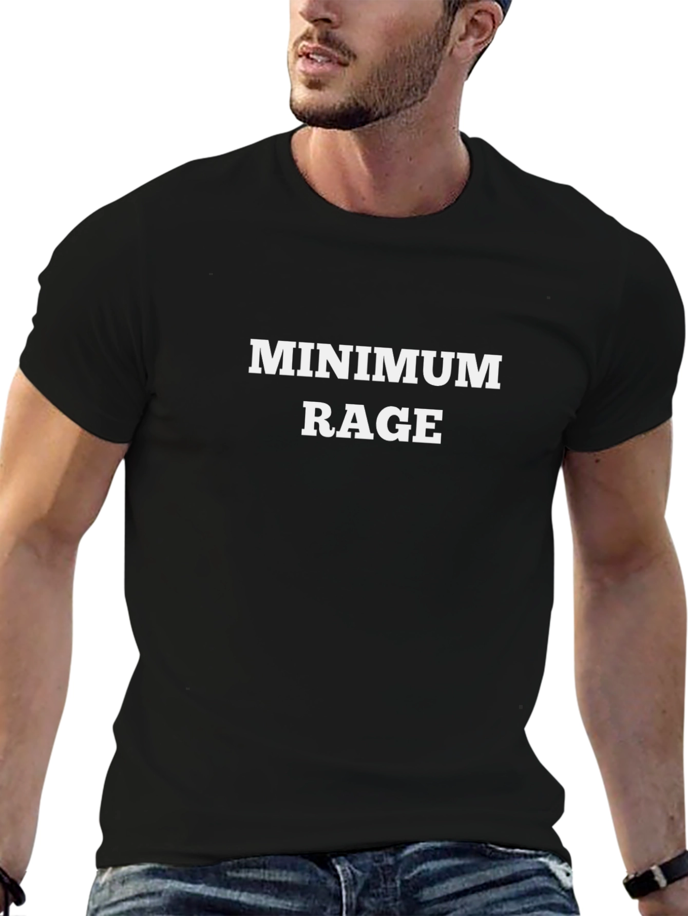 Minimum Rage Black Graphic Tee