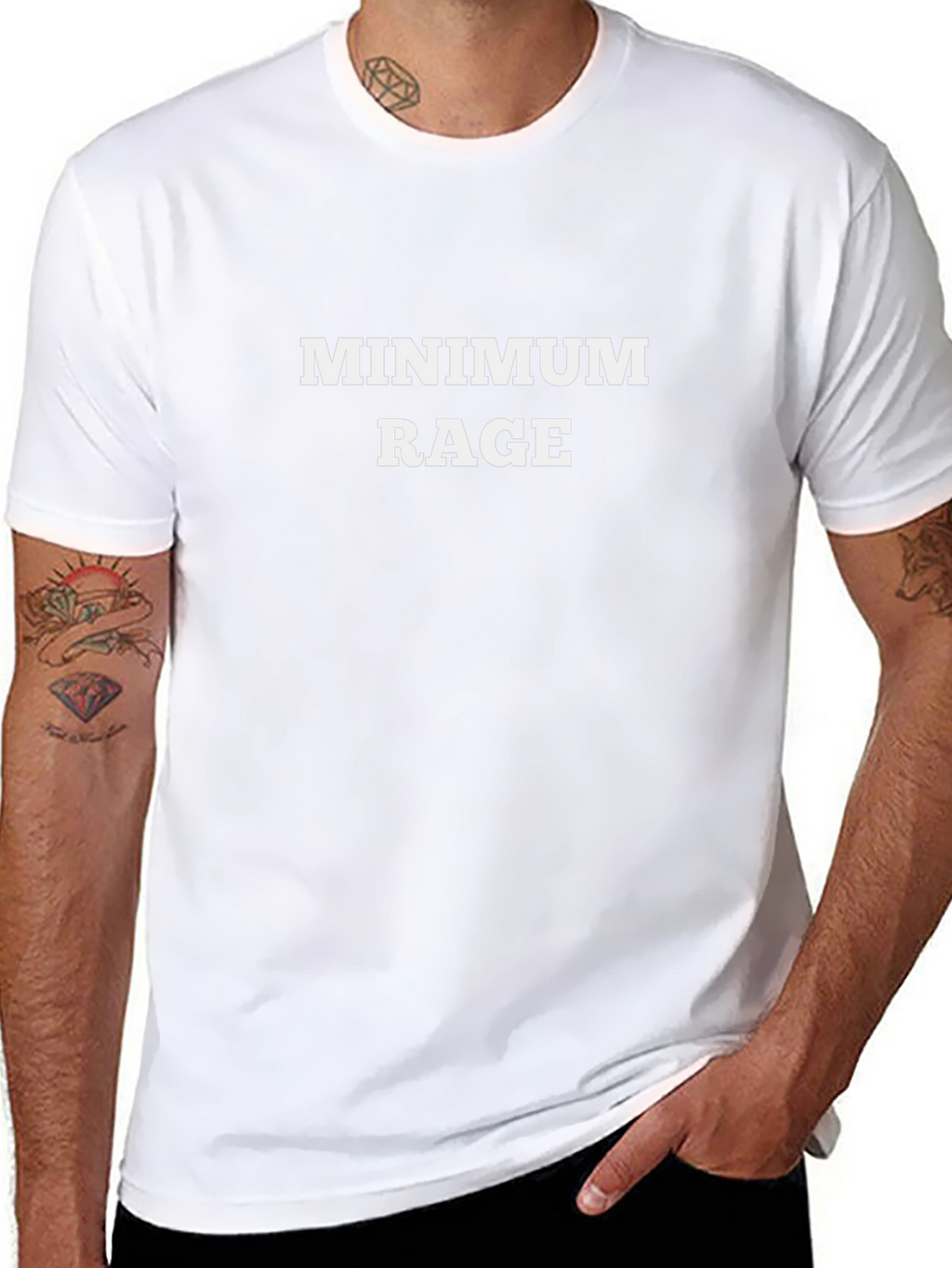 Minimum Rage Black Graphic Tee