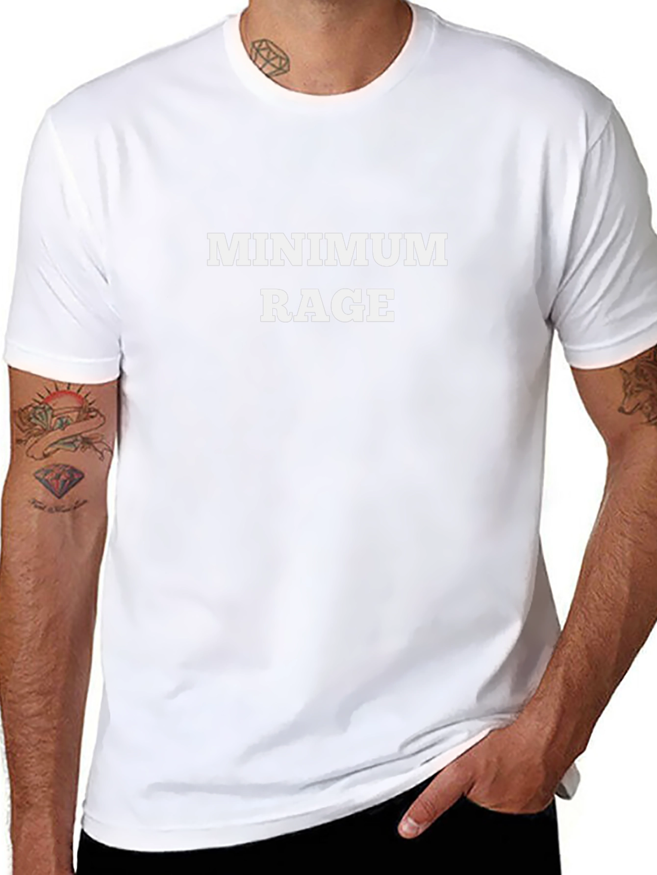 Minimum Rage Black Graphic Tee