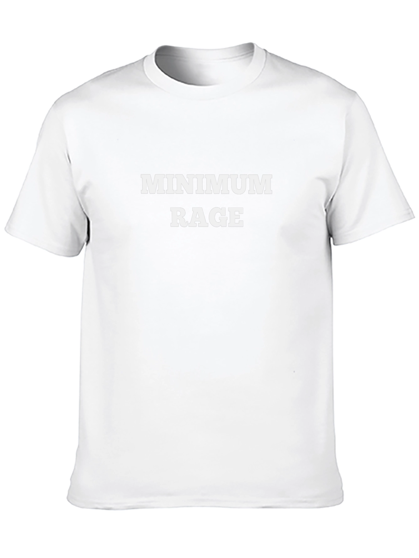 Minimum Rage Black Graphic Tee