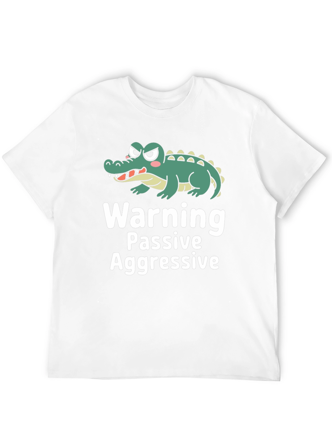 Passive Aggressive Alligator Graphic T-Shirt