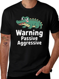 Passive Aggressive Alligator Graphic T-Shirt