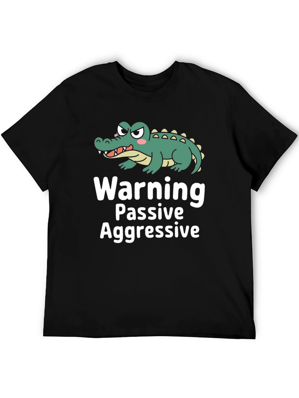 Passive Aggressive Alligator Graphic T-Shirt