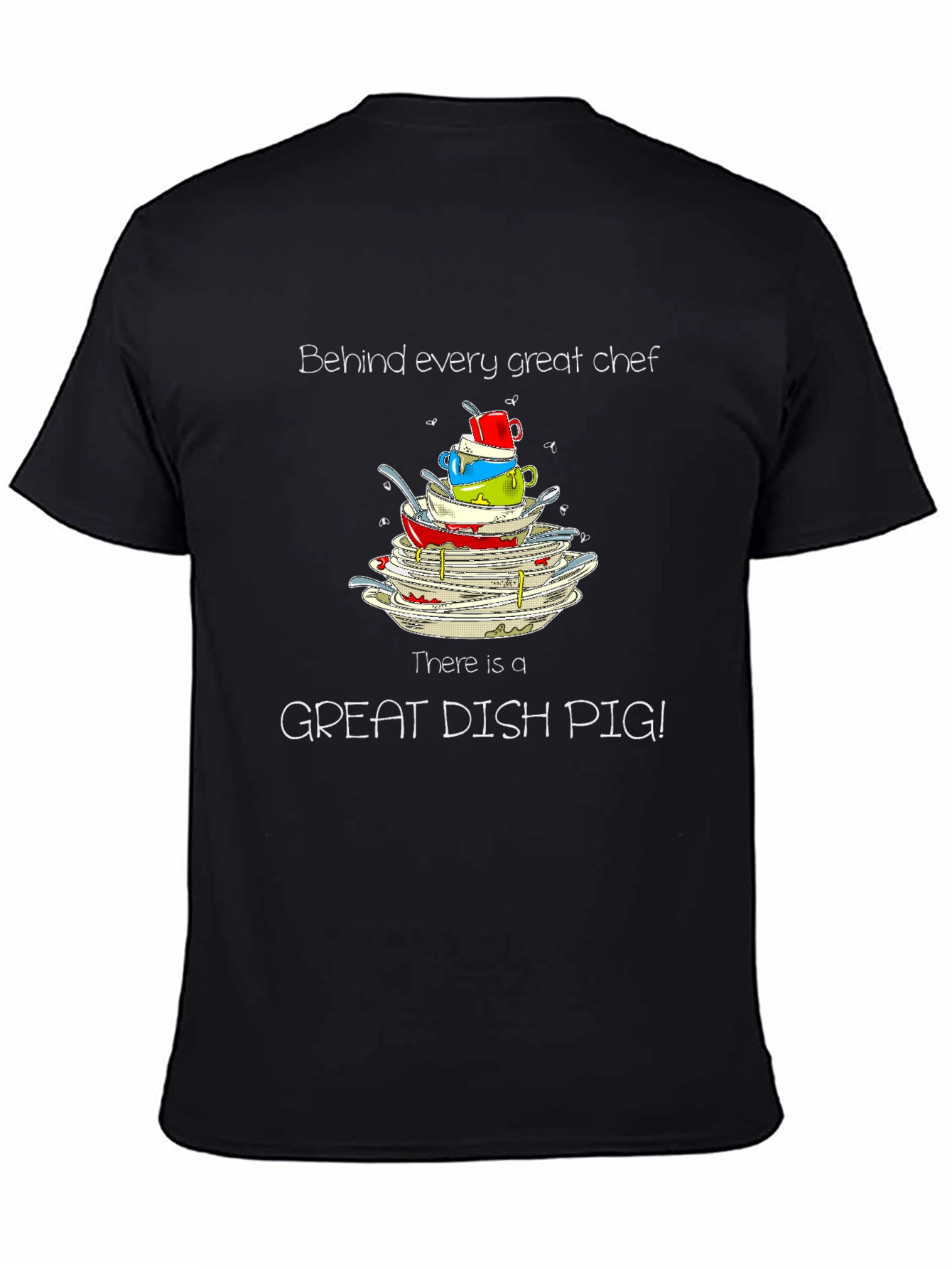 Dish Pig T-Shirt - Great Chef Humor Tee