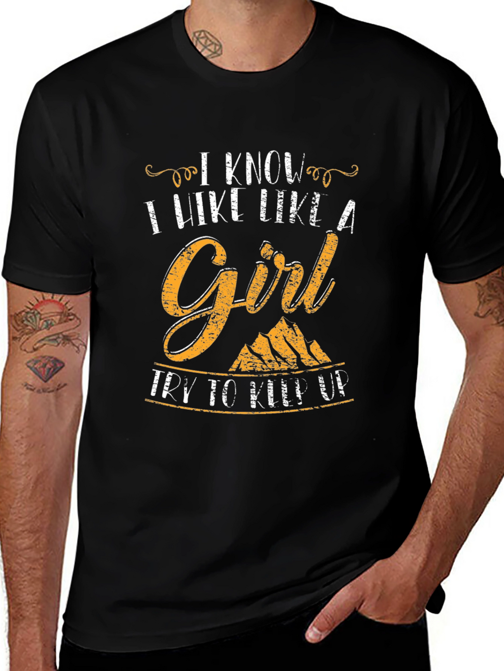 I Hike Like A Girl T-Shirt