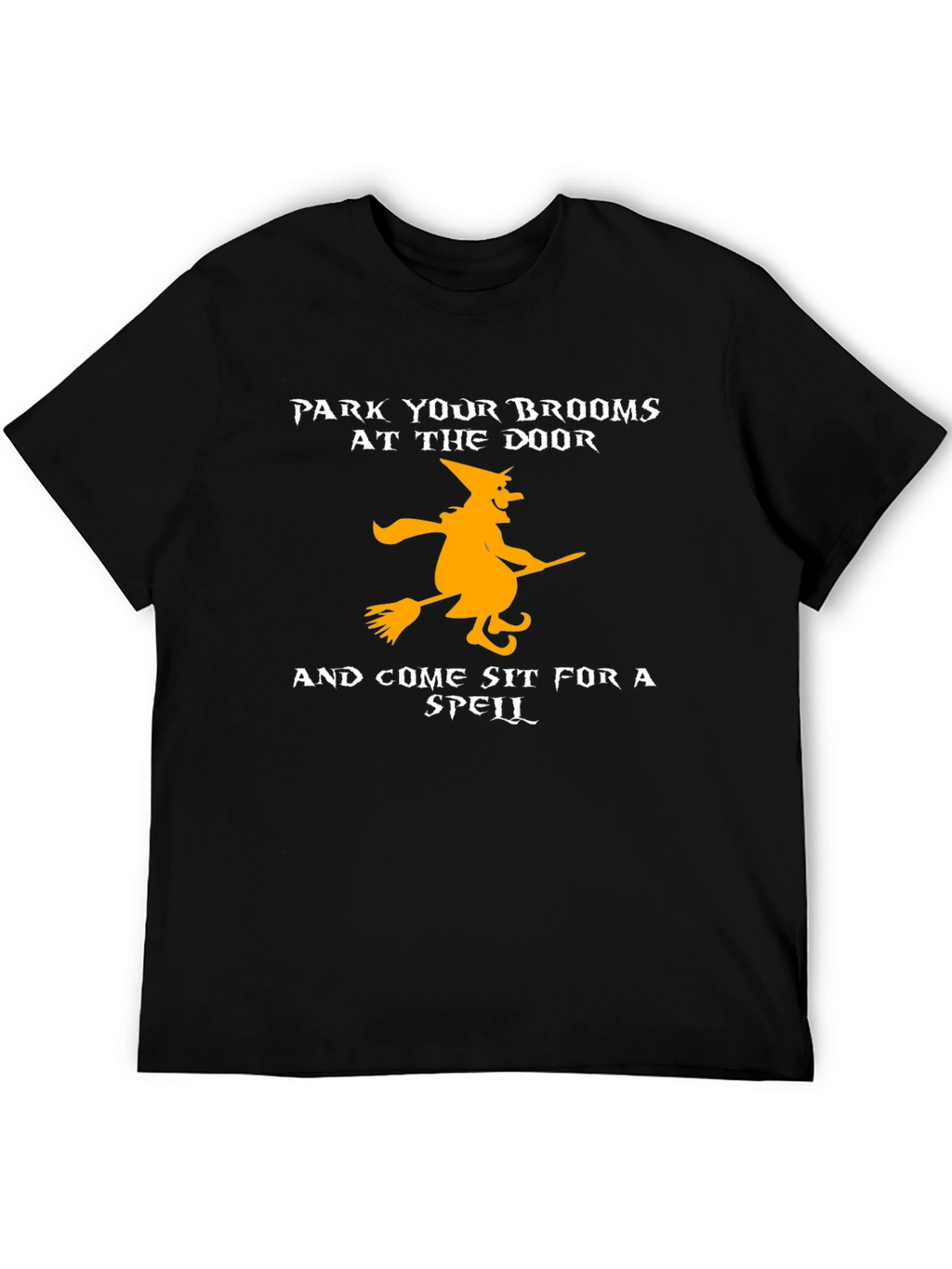 Park Your Brooms Halloween T-Shirt
