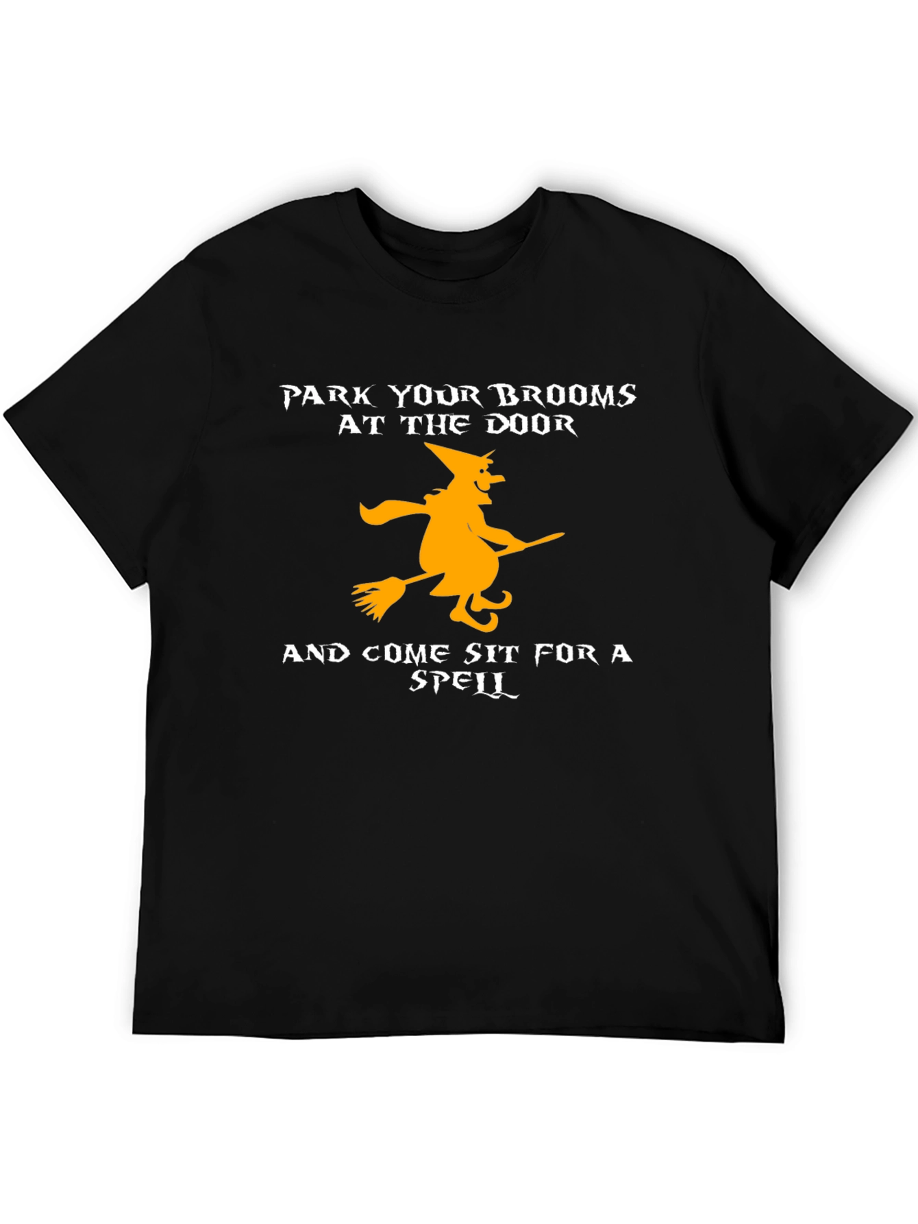 Park Your Brooms Halloween T-Shirt