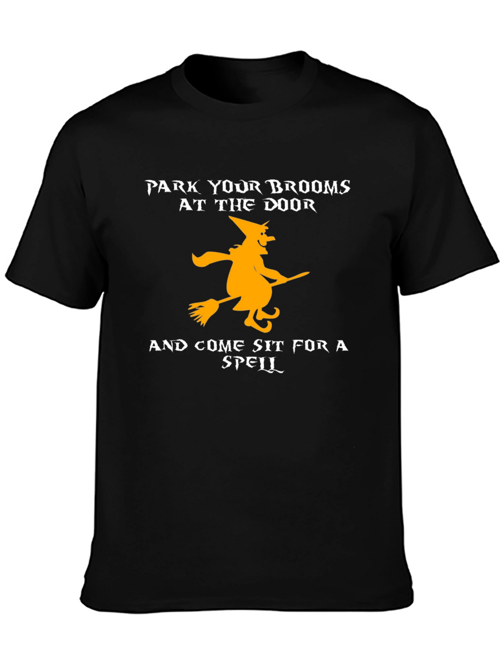 Park Your Brooms Halloween T-Shirt