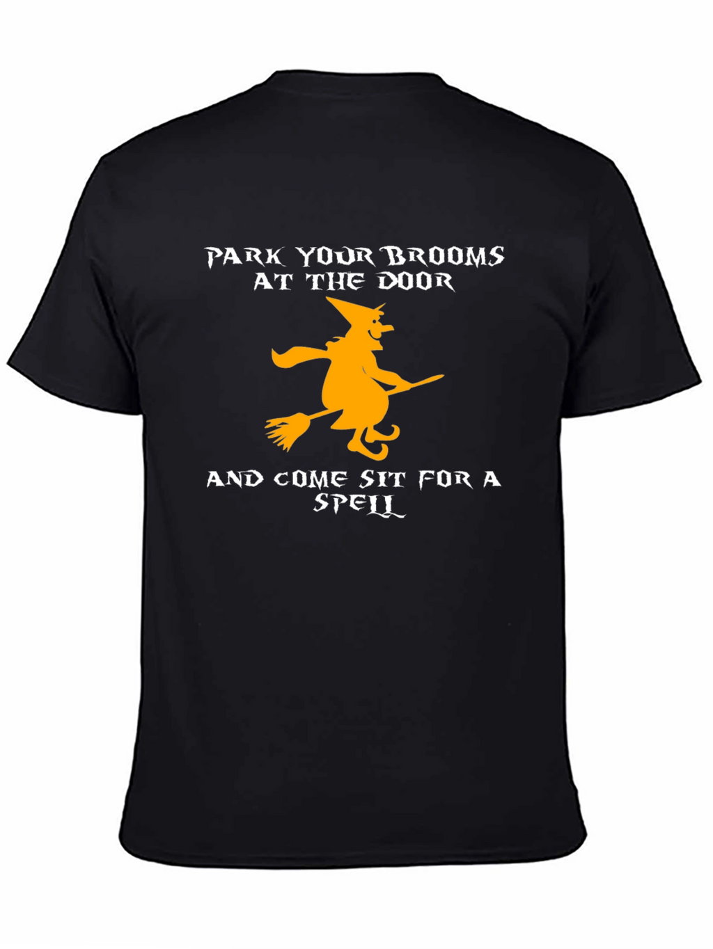 Park Your Brooms Halloween T-Shirt