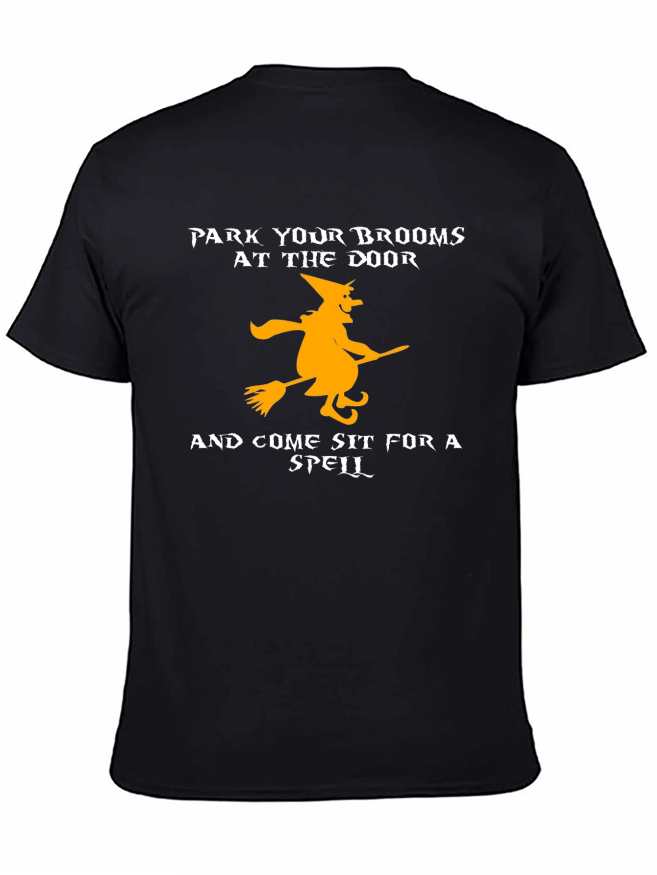 Park Your Brooms Halloween T-Shirt