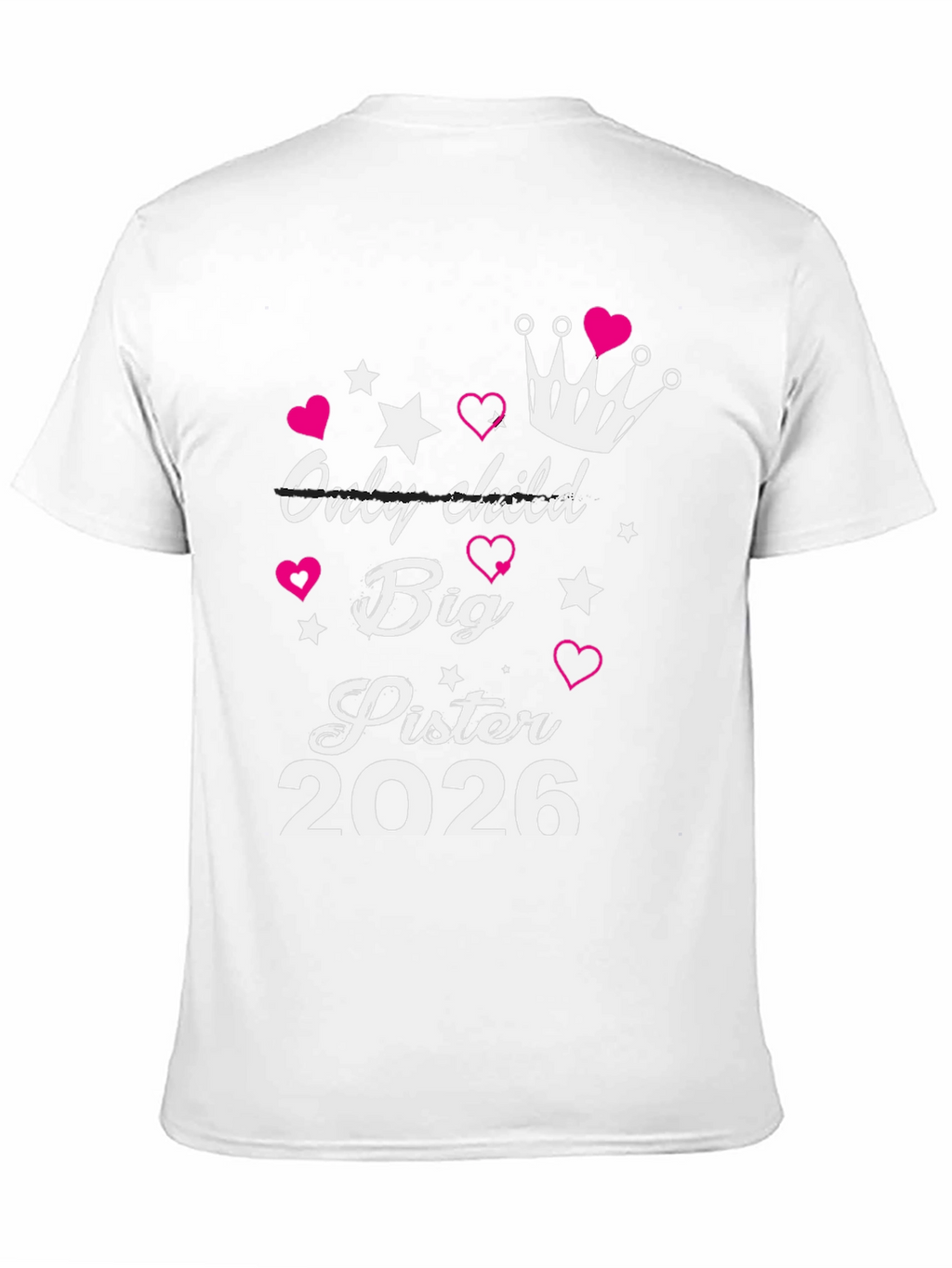 Big Sister Est. 2026 T-Shirt New Sibling Announcement Tee