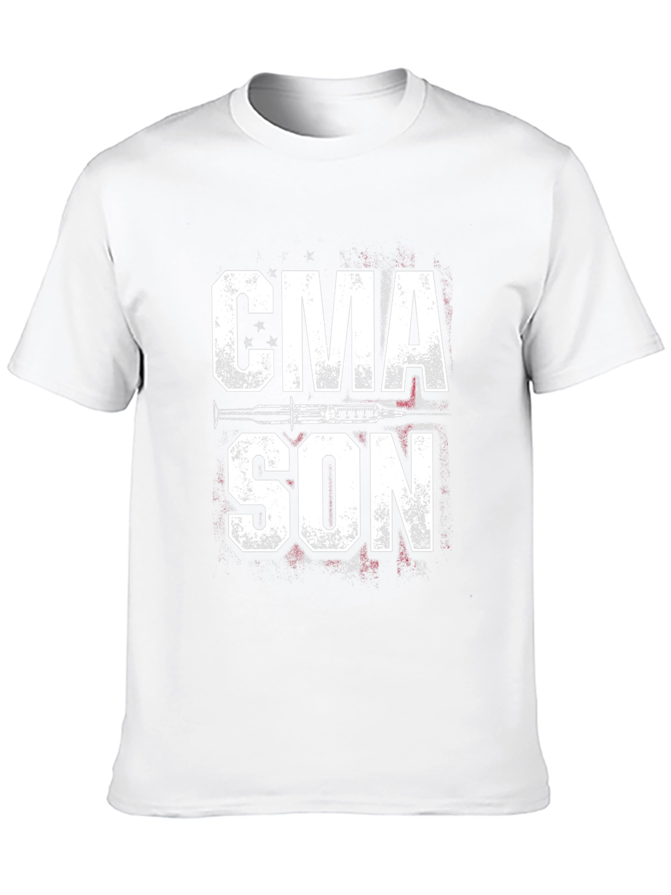 CMA SON Graphic Tee - Black Cotton Casual T-Shirt