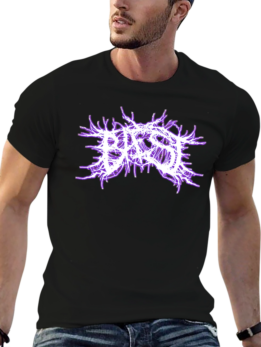 Brutal Death Metal Logo Black T-Shirt