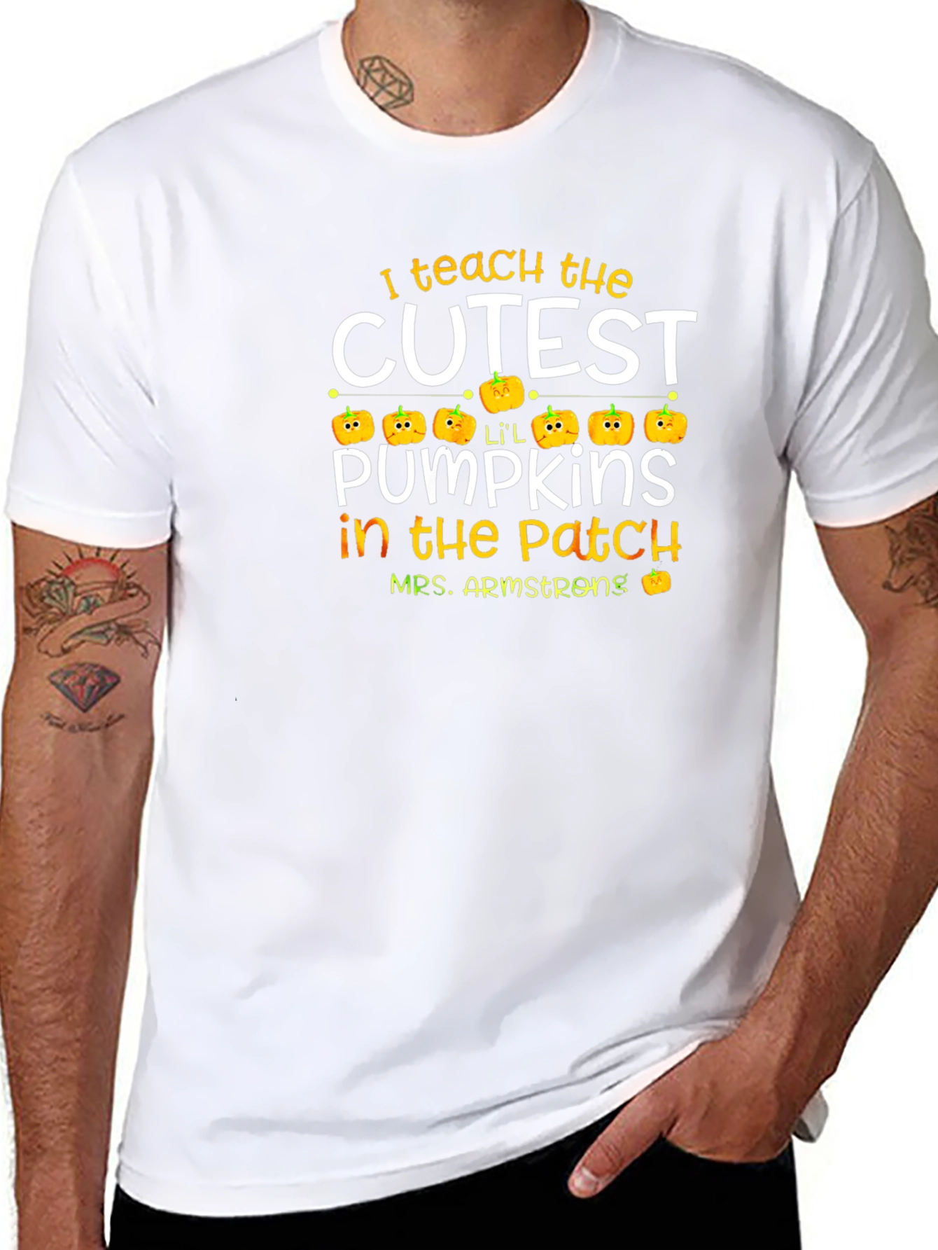 Cutest Pumpkins Teacher T-Shirt Fall Tee