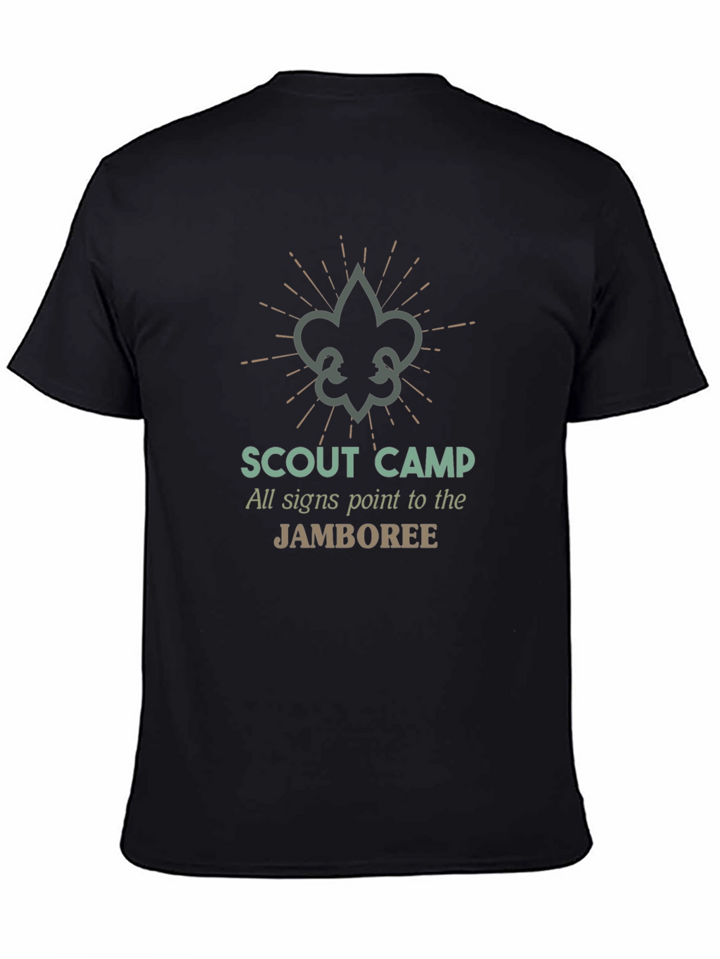 Scout Camp Jamboree Black T-Shirt