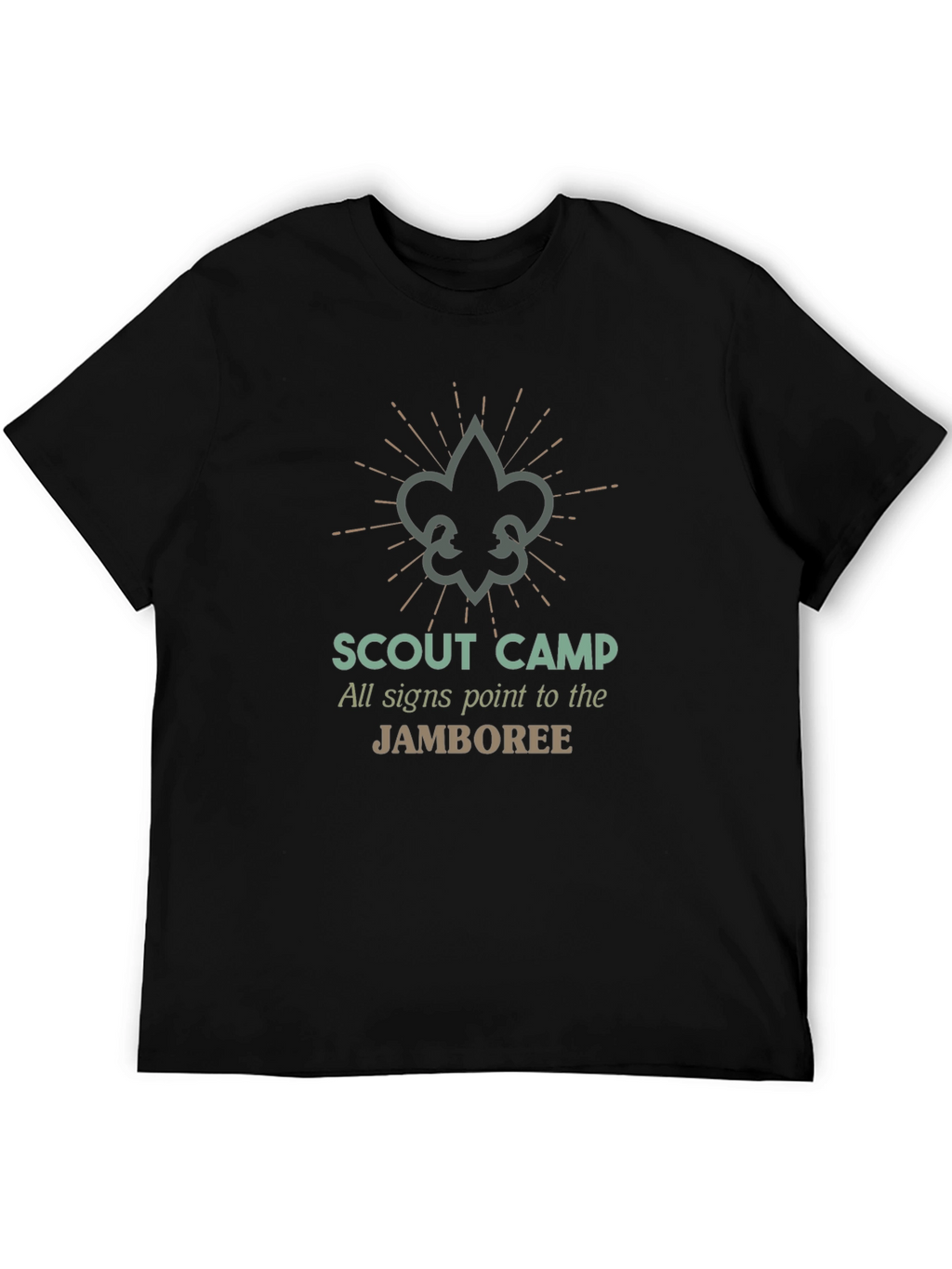 Scout Camp Jamboree Black T-Shirt