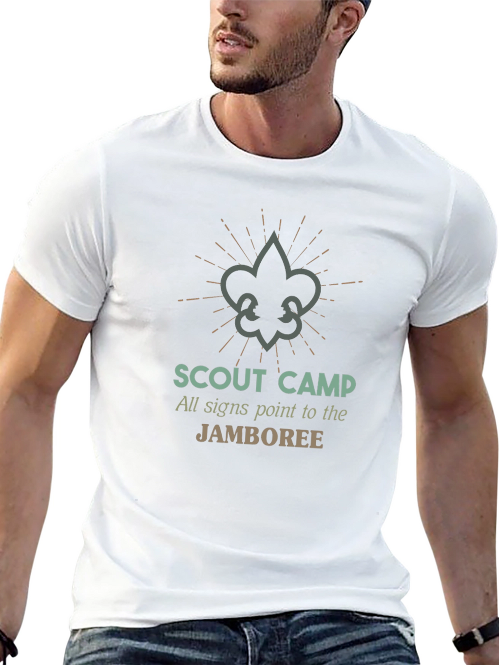 Scout Camp Jamboree Black T-Shirt