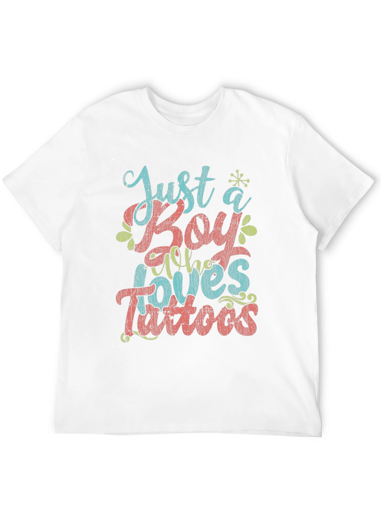 Just a Boy Who Loves Tattoos Graphic Tee