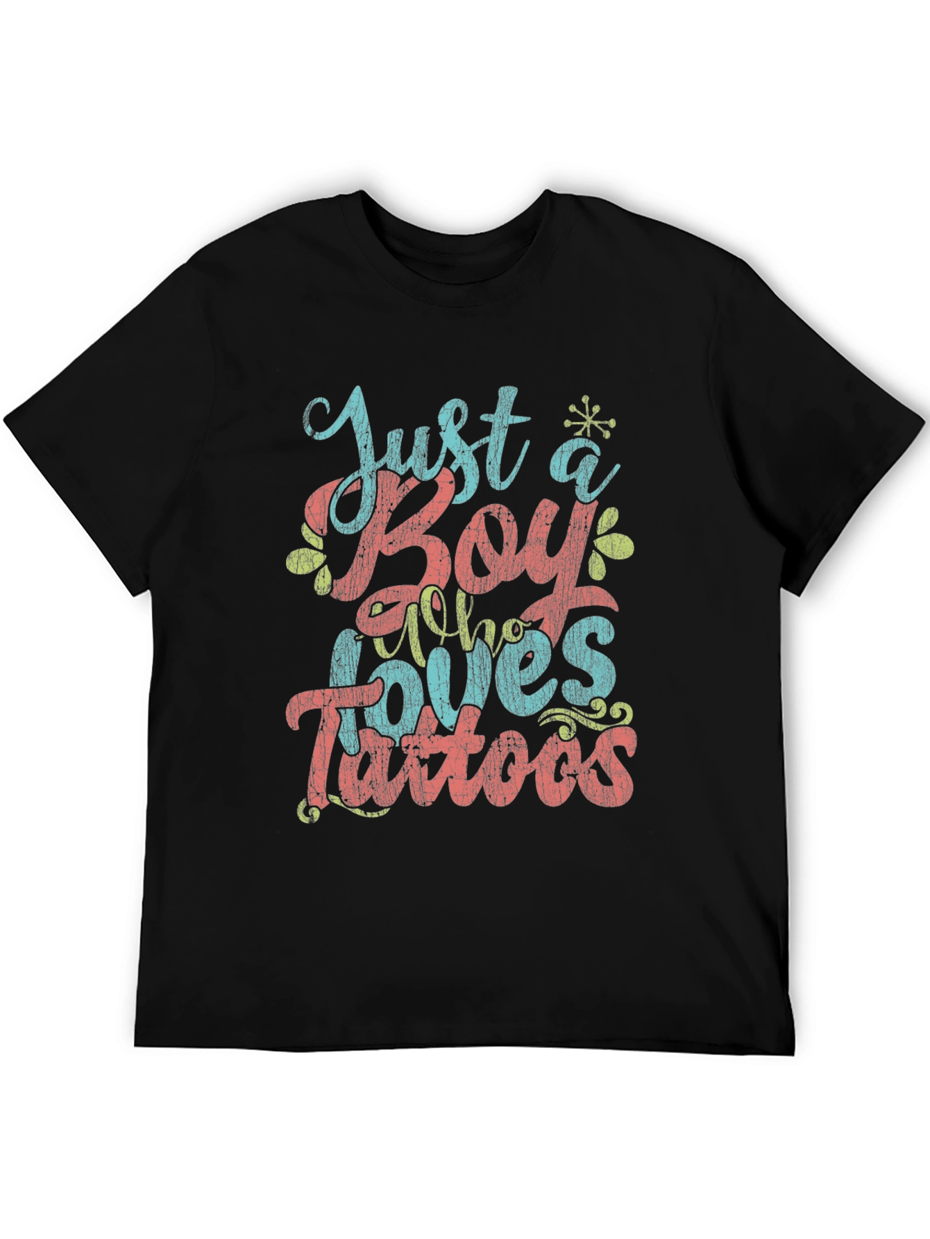 Just a Boy Who Loves Tattoos Graphic Tee