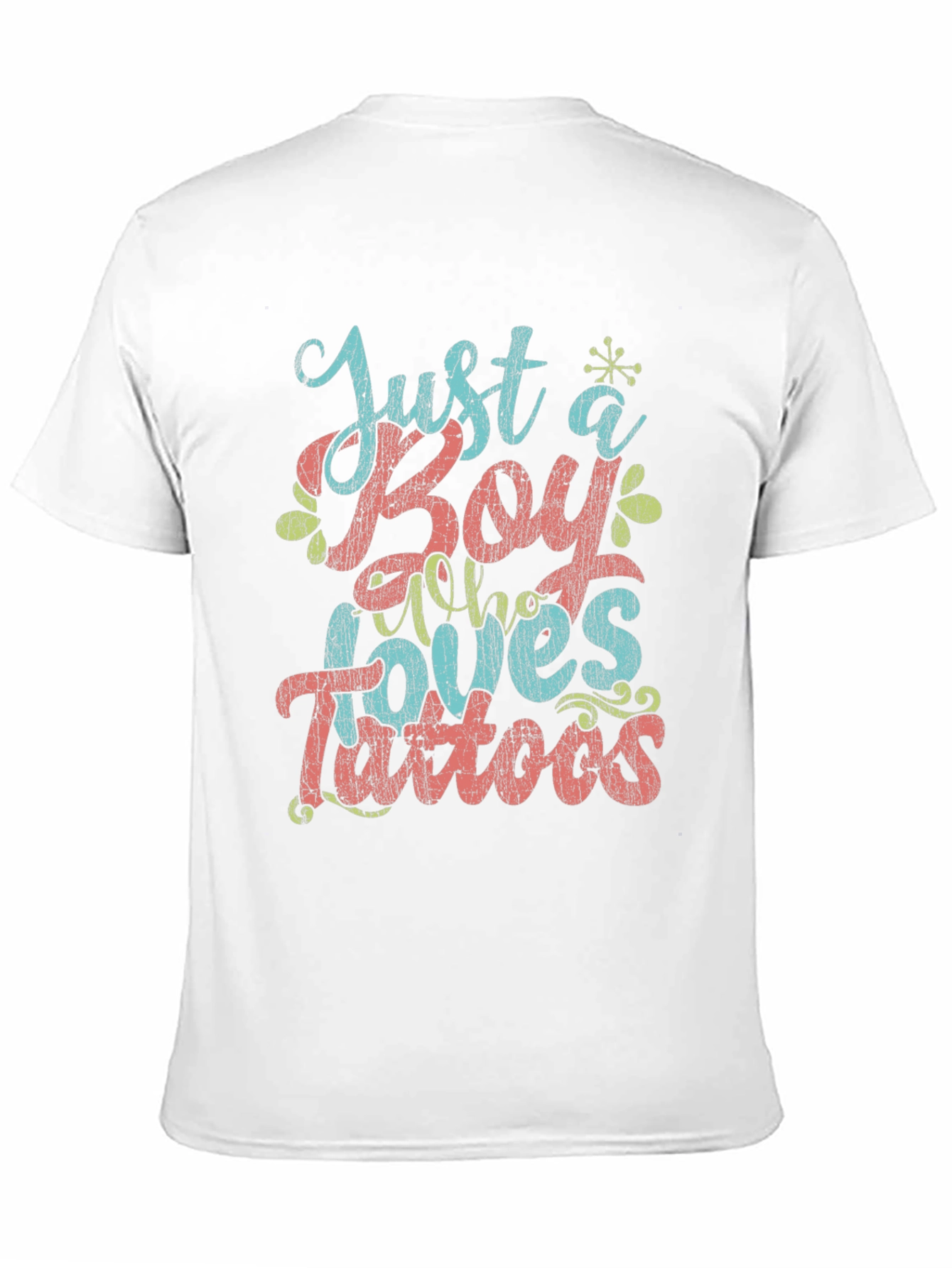 Just a Boy Who Loves Tattoos Graphic Tee