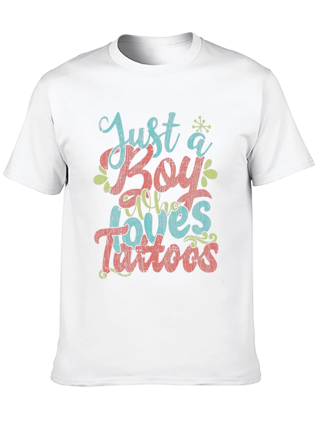 Just a Boy Who Loves Tattoos Graphic Tee