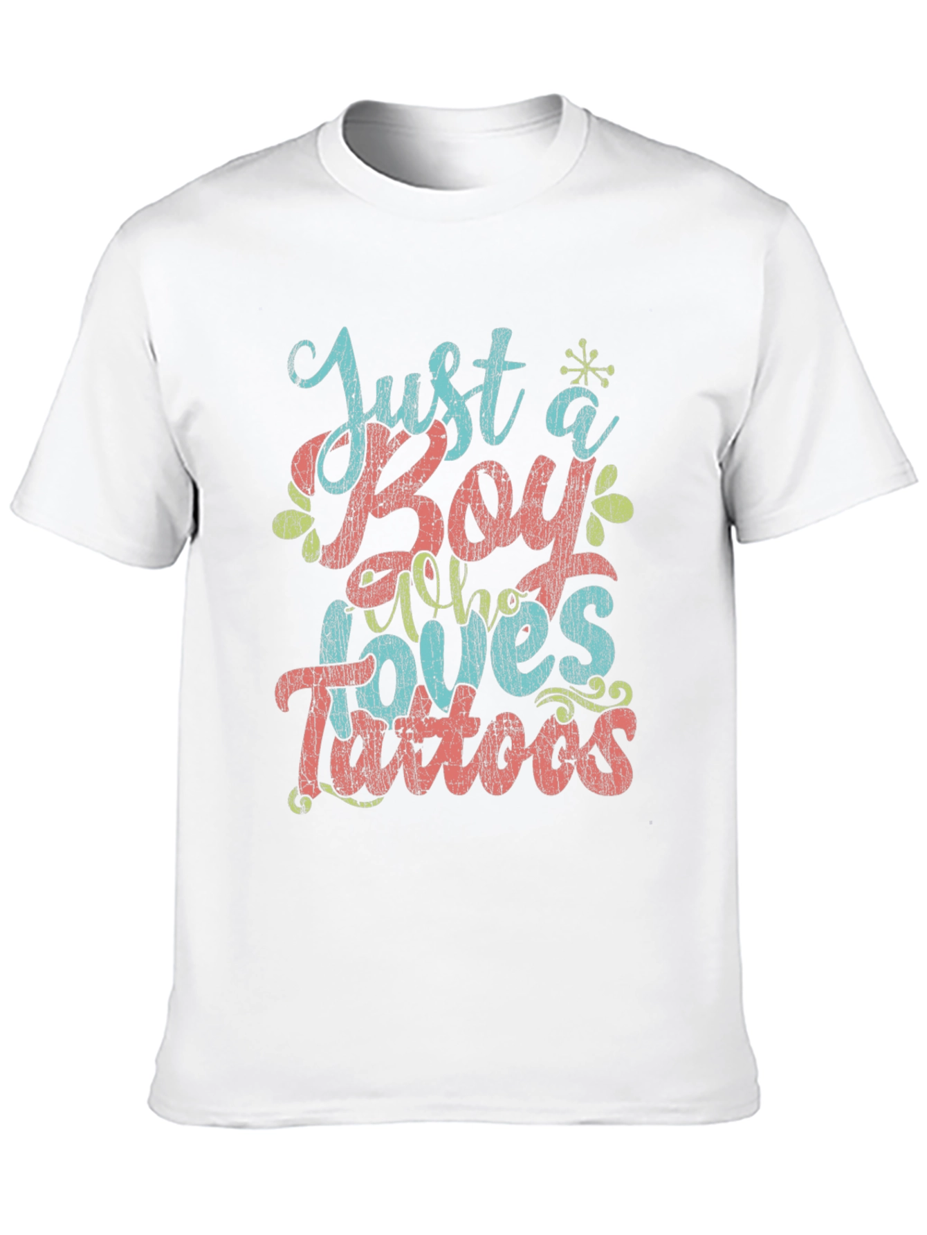 Just a Boy Who Loves Tattoos Graphic Tee
